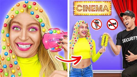 Hide Candies With Hair Gadget Funny Tips And Hacks To Sneak Food Into