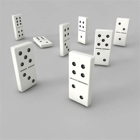 Domino Hd Modelo 3d 15 Max Ma C4d Fbx Obj Free3d