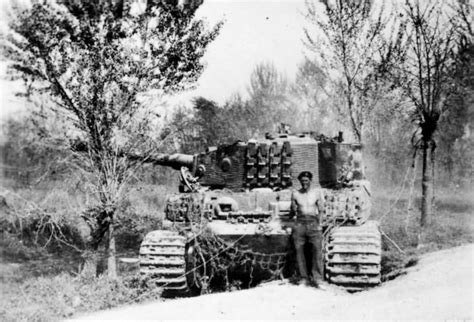 Tiger Zimmerit Italy 1945 War Tank Tanks Military Army Tanks