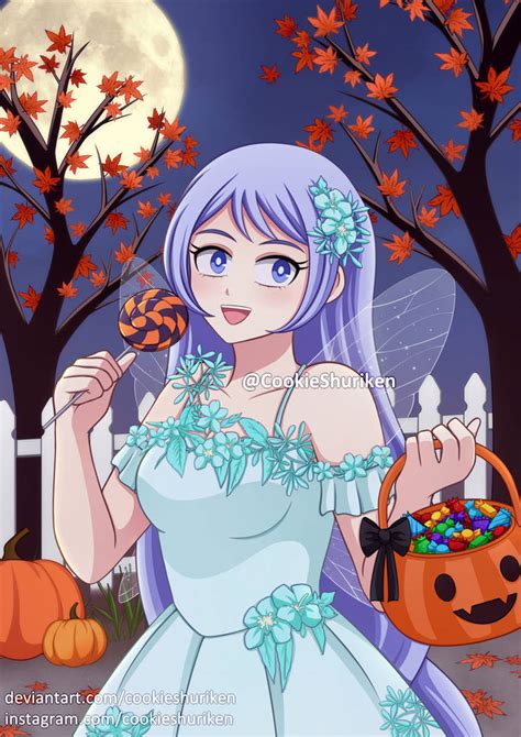 Bnha Nejire Hado Halloween Fairy By Cookieshuriken On Deviantart