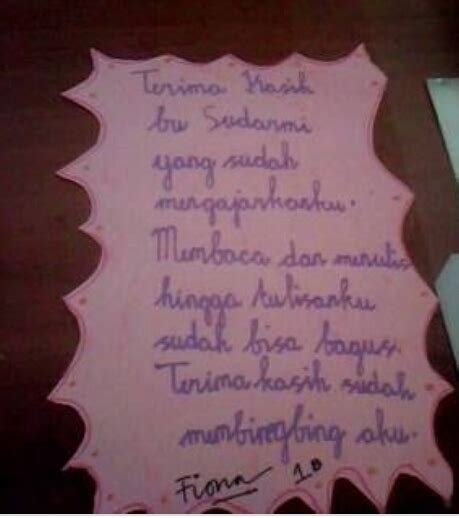 Ajukan pertanyaan tentang tugas sekolahmu. Contoh Surat Cinta Untuk Ibu Guru