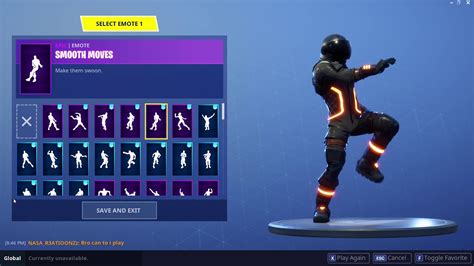 Fortnite Smooth Moves Emote 1 Hour Youtube