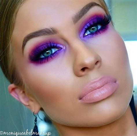 Purple Makeup Eyemakeupcolourful Purple Makeup Purple Makeup Looks