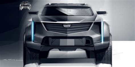 Gm Design Shares Cadillac Pickup Truck Sketch Gm Authority