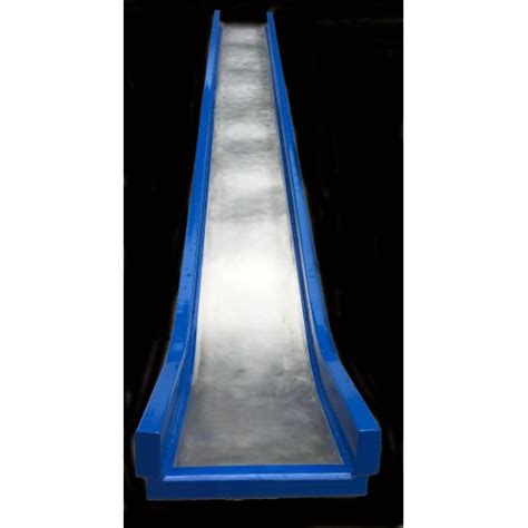 D416c Straight Slide For 8 Foot Deck Height Stainless Steel Chute