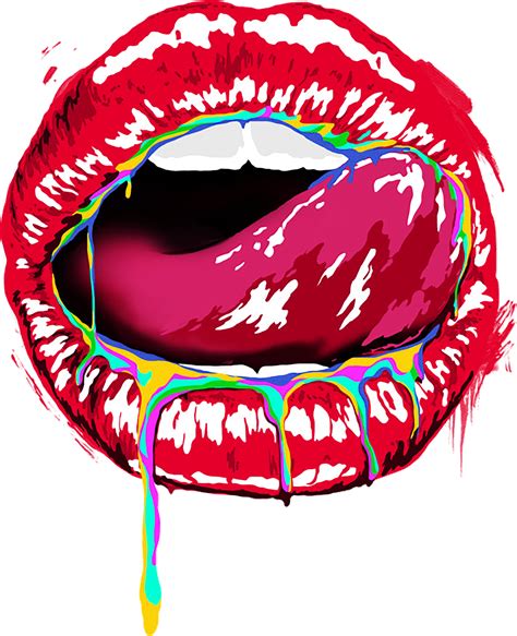 Neon Lips Png Png Image Collection