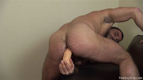 Mike Dozer First Time With Dildo At The Guy Site Hairy