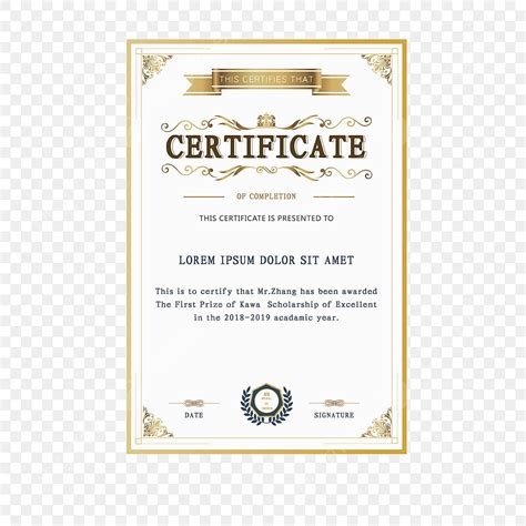 Certificate Of Honor Vector Art Png Certificate Of Honor Honor