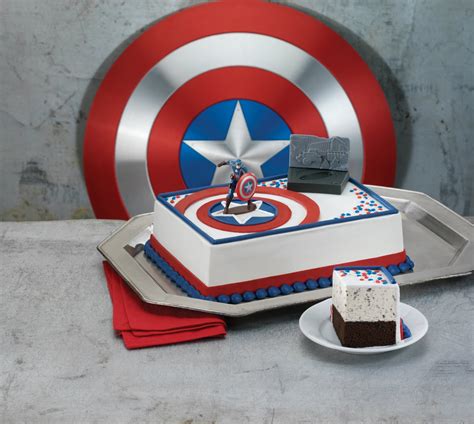 Baskin Robbins Captain America Ice Cream Cake Review The Review Stew