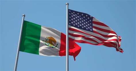 Mexico And Usa Flag Together About Flag Collections