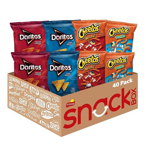 Buy Frito Lay Doritos And Cheetos Mix 40 Count Variety Pack Online At