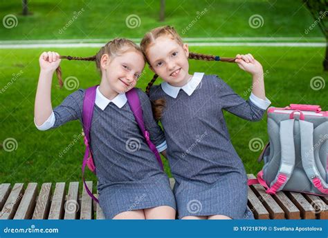 Schoolgirls Excited Against Each Other Telegraph