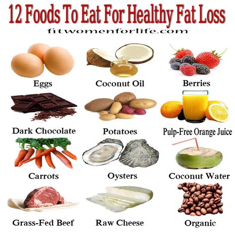 12 Foods To Eat For Healthy Fat Loss Healthy Fat Loss Best Weight