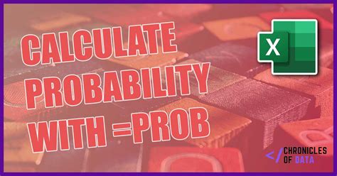 How To Calculate Probability In Excel Easy Formula Chronicles Of Data