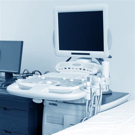 Examination Room With Ultrasonography Machine Stock Photo Image Of