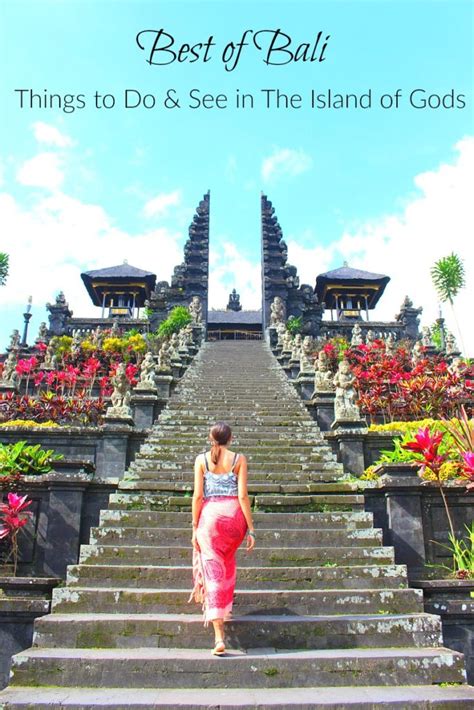 Tourist Destination In Bali Indonesia