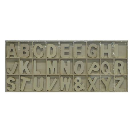 Boyle 81 Piece Alphabet Craft Wood Kit Bunnings Warehouse