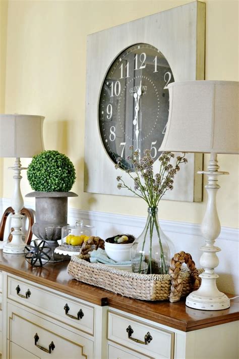 Decorating A Dining Room Buffet How To Decorate A Dining Room Buffet