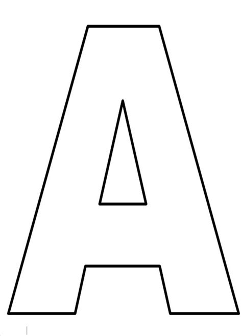 ¿tienes que hacer algún trabajo especial con letras? Moldes de Letras Grandes para Imprimir (EVA)