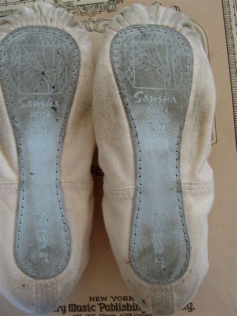 Vintage Ballet Shoes Painful Memories Lightly Tattered Old Etsy