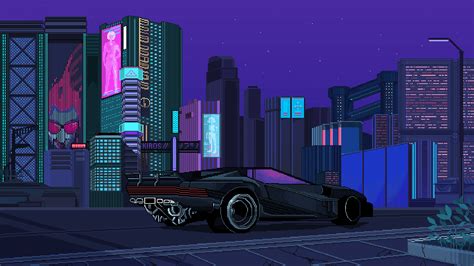 Animated City Wallpaper K Cyberpunk Game K Animated Desktop