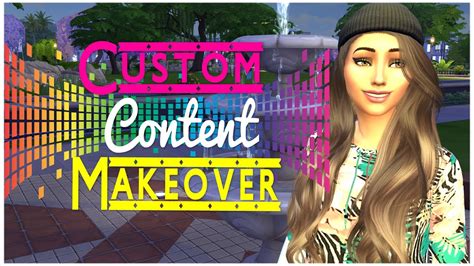 The Sims 4 Cc Makeover Challenge Collab With Lizzysims Youtube