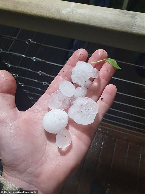 Huge Hailstones Severe Thunderstorms And A Months Worth Of Rain To