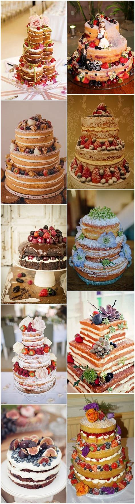 Filled with personal details and lovely rustic design elements we are sure this wedding is going to be a reader favorite. 49 Naked Wedding Cake Ideas for Rustic Wedding | Deer ...