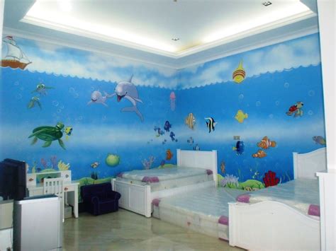 Lukisan dinding kamar 3d yang keren. Lukisan Mural Ruangan 3d Hitam Putih - Mural 3D Indonesia