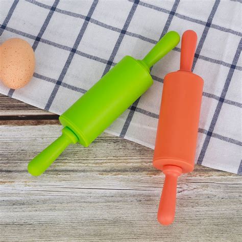Non Stick Fondant Roller Food Grade Silicone Rolling Pin Cake Pastry