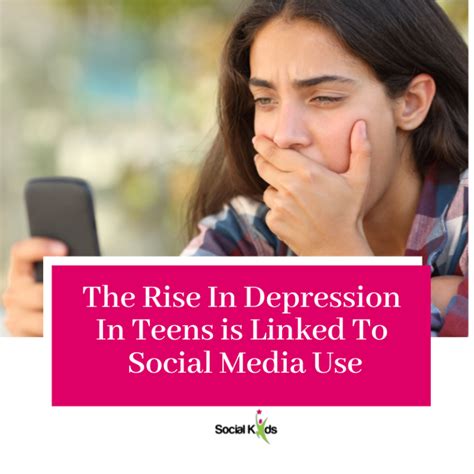 The Rise In Depression In Teens Is Linked To Social Media Use Socialkids