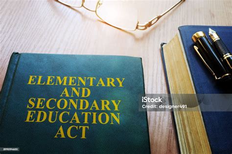 Elementary And Secondary Education Act Of 1965 Stock Photo Download