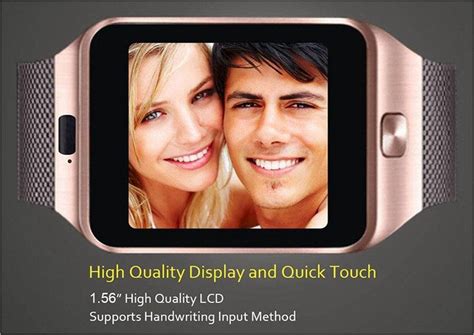 Techcomm Dz09 Smart Watch With 05 Mp Camera Bluetooth Gsm For Android