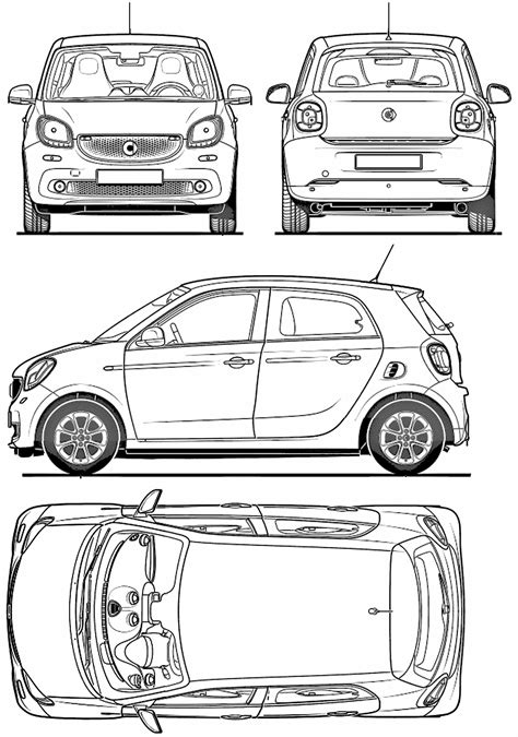 Choose from over a million free vectors, clipart graphics, vector art images, design templates, and illustrations created by artists worldwide! Smart Forfour 2014 Blueprint - Download free blueprint for ...