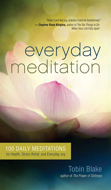 everyday meditation by tobin blake book read online