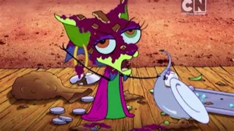 Courage The Cowardly Dog Shirley Places A Curse On Eustace Slow Motion