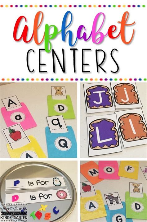 These Alphabet Centers And Games Are Perfect To Use All Year Long To