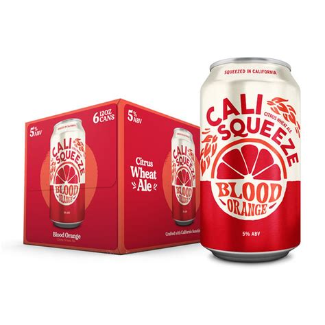 Cali Squeeze Blood Orange Wheat Ale 12 Oz Delivery Or Pickup Near Me