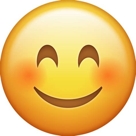 Blushed Smiling Emoji Free Download Ios Emojis Emoji Island