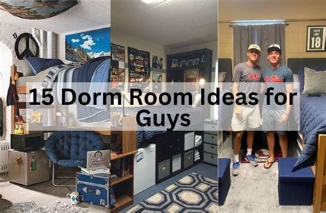 Chic Dorm Room Decor For Guys Ideas For The Ultimate Bachelor Pad