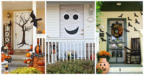 50 Best Halloween Door Decorations Feature — Homebnc