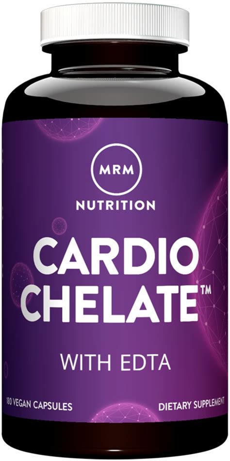 Cardio Chelate With Edta 180 Capsules Pipingrock Health Products