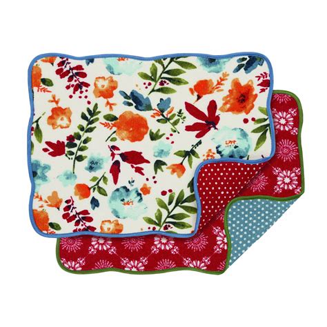 The Pioneer Woman Willow Dish Mat Set 2 Pack