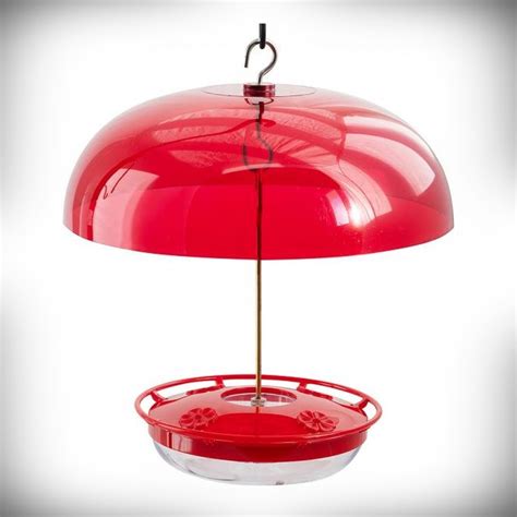 Hummzinger Highview 12 Oz Hummingbird Feeder W12 Red Weather Dome