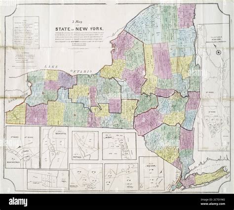 A Map Of The State Of New York Exhibiting The Situation And