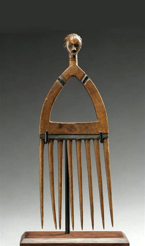 Africa Comb From The Chokwe People Of Dr Congo Or Angola Blond