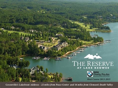 The Reserve At Lake Keowee A Look At Greenville