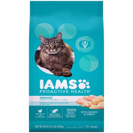 ( 4.8 ) out of 5 stars 1728 ratings , based on 1728 reviews current price $9.98 $ 9. Iams ProActive Health Adult Indoor Weight & Hairball Care ...