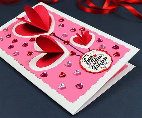 Diy Amazing Greeting Card Design For Valentine’s Day In 2020 Homemade Valentines Day Cards