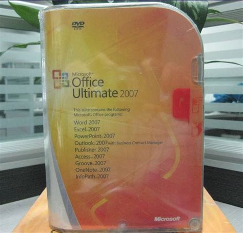 Microsoft Office 2007 Ultimate Retailbox Qizhuotradecoltd